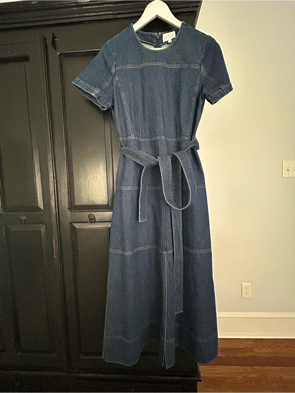 Tanya Taylor Blue Denim Dress